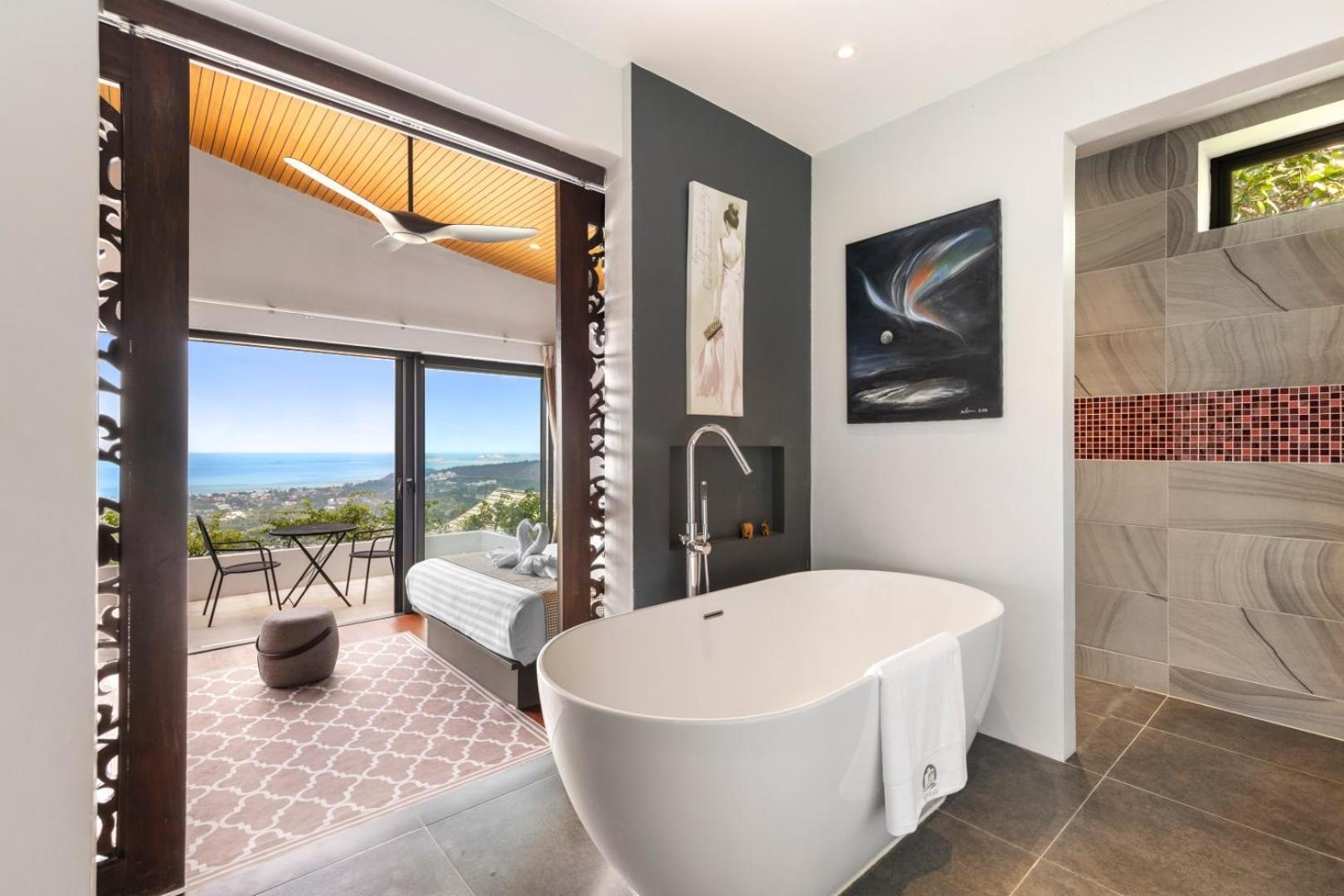 Bophut Amazing Spacious Sea View Mountain Villaer